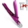 BELLEBOOST Nail Tip Clipper Edge Cutter Adjustable Stainless Steel False Artificial Acrylic Fake Trimmer Manicure Pedicure Sharp Rustproof Blade Clip Tool for Salon Home ArtBeauty Design DIY Use Rose