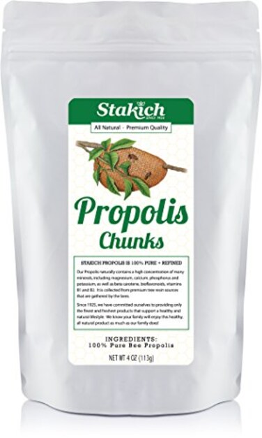 Stakich Bee Propolis Chunks Pure Natural 4 oz