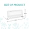 Regalo Safety 54 Extra Long Bed Rail Guard for Toddlers Swing Down Toddler Bed Rail with Reinforced Anchor Safety System 20 Tall Bed Safety Rail Fits Twin Full Queen Beds