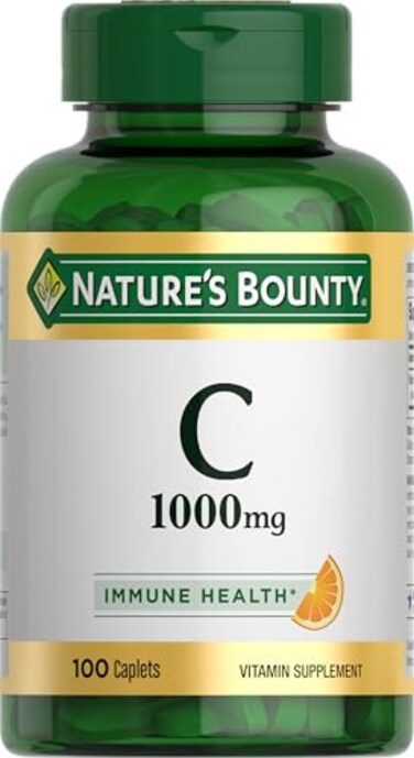 Nature's Bounty Natures Bounty Vitamin C 1000mg Immune Support Supplement Powerful Antioxidant 1 Pack 100 Caplets