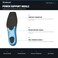 ARIAT Mens Power Support Insole Wide Square Toe Molded Arch and Heel Support Rebound Foam Cushioning MoistureWicking Boot Insole Replacement 95