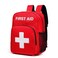 Gatycallaty First Aid Backpack Emergency Medical Empty Waterproof Survival First Responder Trauma Bag Travel Home Outdoor Red