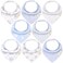KeaBabies 8pk Organic Baby Bandana Bibs for Drooling and Teething Constellation