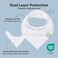 KeaBabies 8pk Organic Baby Bandana Bibs for Drooling and Teething Constellation