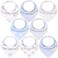 KeaBabies 8pk Organic Baby Bandana Bibs for Drooling and Teething Constellation