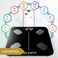 INEVIFIT Smart Body Fat Scale Highly Accurate Bluetooth Digital Bathroom Body Composition Analyzer Measures Weight Body Fat Water Muscle Visceral Fat Bone Mass for Unlimited Users EcoBlk