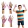 Yxmeiguo 4pcs Thumb Sucking Guard Gloves Kids Anti Thumb Sucking Glove Chewy Compression Thumb Sucking Stop Nail Biting Finger Biting Glove for Kids Thumb Guard for Ages 512