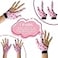 Yxmeiguo 4pcs Thumb Sucking Guard Gloves Kids Anti Thumb Sucking Glove Chewy Compression Thumb Sucking Stop Nail Biting Finger Biting Glove for Kids Thumb Guard for Ages 512