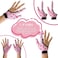 Yxmeiguo 4pcs Thumb Sucking Guard Gloves Kids Anti Thumb Sucking Glove Chewy Compression Thumb Sucking Stop Nail Biting Finger Biting Glove for Kids Thumb Guard for Ages 512