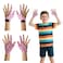 Yxmeiguo 4pcs Thumb Sucking Guard Gloves Kids Anti Thumb Sucking Glove Chewy Compression Thumb Sucking Stop Nail Biting Finger Biting Glove for Kids Thumb Guard for Ages 512