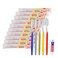fafortune Disposable Toothbrushes with Toothpaste 200pcs 5 Colors