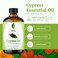 SVA ORGANICS SVA Cypress Essential Oil 4 Fl Oz 100 Natural Cypress Oil for Diffuser Hair Care Face Skin Care Aromatherapy Scalp and Body Massage Soap and Candle Making with Dropper