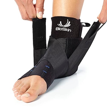دعامة ضغط الكاحل BioSkin AFTR، رباط للكاحل، دعامة داعمة للكاحل بعد التواء الكاحل، للنساء والرجال، لتخفيف تورم القدمين، HSA FSA XL 2XL