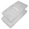 American Baby Company 2 Pack Heavenly Soft Chenille Fitted Contoured Changing Pad Cover Chevron for Boys and Girls