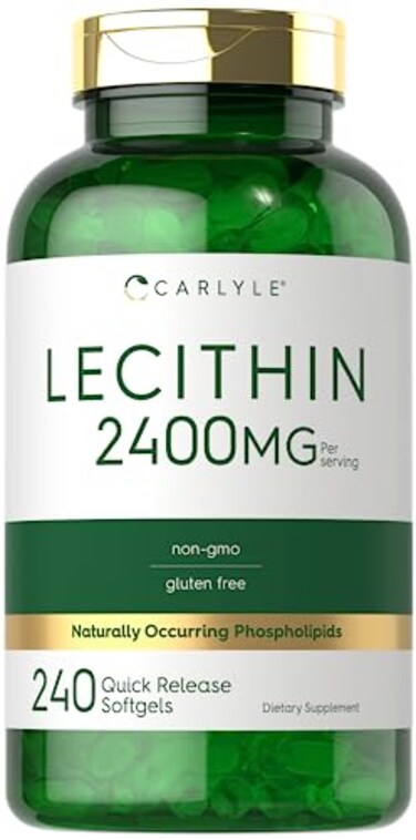 Carlyle Lecithin Supplement 2400mg 240 Softgel Capsules