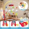 Mini Tudou Musical Baby Crib Mobile Toy with Lights and Music Star Projector Function and Cartoon Rattles Remote Control Musical Box with 108 Melodies Toy for Newborn Sleep
