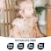 مرايل أطفال صغيرة مقاومة للفوضى من Tiny Twinkle، سهلة التنظيف ومقاومة للماء، مزودة بجيب متعدد الاستخدامات، مناسبة للأولاد والبنات، عبوة من 3 قطع، بتصميم رعاة البقر.