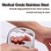 FeelFree Sport Stainless Steel Gua Sha Scraping Massage ToolMuscle Scraper Soft Tissue MobilizationPhysical Therapy for Back Legs Arms