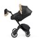 Stokke Xplory X Winter Kit Onyx Black Protects Baby from Cold Weather Wind Includes Fleece Mittens for Parents PFCFree Fabrics Reflective Zipper Genuine Sheepskin Rims
