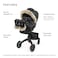Stokke Xplory X Winter Kit Onyx Black Protects Baby from Cold Weather Wind Includes Fleece Mittens for Parents PFCFree Fabrics Reflective Zipper Genuine Sheepskin Rims