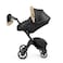 Stokke Xplory X Winter Kit Onyx Black Protects Baby from Cold Weather Wind Includes Fleece Mittens for Parents PFCFree Fabrics Reflective Zipper Genuine Sheepskin Rims