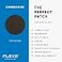 Flexd Sensor Cover Waterproof Patches Libre Round Black Pack of 30