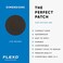 Flexd Sensor Cover Waterproof Patches Libre Round Black Pack of 30