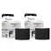 Kinesio Taping Elastic Therapeutic Athletic Tape Tex Gold FP Black 2 in x 164 ft 2 Pack
