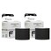 Kinesio Taping Elastic Therapeutic Athletic Tape Tex Gold FP Black 2 in x 164 ft 2 Pack
