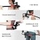 Sytaimm Upgrade Massage Gun Holder Percussive Massage Gun Mount for Back Compatible with Most Massage Guns Design for Hard to Reach Areas