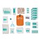 BrightCare Ultralight First Aid Kit Small Water Repellant Shell Camping Outdoors