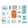 BrightCare Ultralight First Aid Kit Small Water Repellant Shell Camping Outdoors
