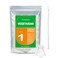 wananfu Size 1 Empty Capsules Vegetarian 100 Count Bundle with Micro Lab Spoon Clear Fillable Veggie Pill Capsules Size 1 for Making Your Own Supplements