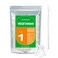 wananfu Size 1 Empty Capsules Vegetarian 100 Count Bundle with Micro Lab Spoon Clear Fillable Veggie Pill Capsules Size 1 for Making Your Own Supplements