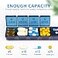 mossime 2Pack Weekly Large Pill Organizer for Travel 7 Day Pill Boxes and Organizer Big Compartments Pill Case AM PM14 Day XL Medication Organizer Dispenser for Fish Oils Vitamin Holder Supplement