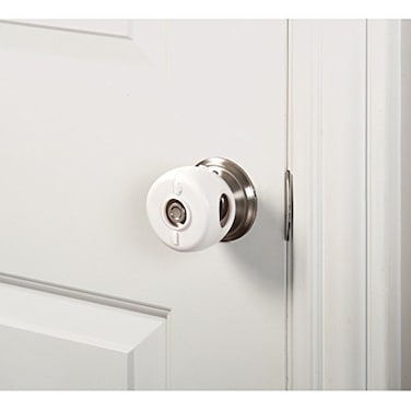KidCo Door Knob Covers 3 pkg White Child Proof Door Knob Covers Toddler Door Locks Baby Proof Safety Locks for Doors