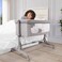 Dream On Me Zimal Bassinet Bedside SleeperBreathable Mesh PanelsAirflow Easy VisibilityAdjustable Height OptionsLightweightMobileJPMA CertifiedGrey