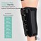Alpha Medical 12 Long Adjustable Three Panel Orthopedic Knee Immobilizer Supportive Adjustable Side Panels Knee Brace Stabilizer Knee Immobilization L1830