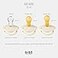 BIBS Pacifiers De Lux Collection BPAFree Round Nipple Silicone Made in Denmark Set of 2 CloudBlack Color Premium Soothers Size One Size