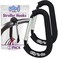 PBnJ Baby Stroller Hooks 66 Extra Large Carabiner Clip 2 Pack Heavy Duty Stroller Clips for Hanging Bags Patented Foam Handle Mommy Hook Stroller Accessories for Shopping Purse Grocery Bag