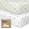 طقم ملاءات سرير أطفال من القطن العضوي من KeaBabies، قطعتان، للأولاد والبنات، مقاس 52 × 28 بوصة، من Roarsome