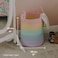 OrganiHaus Rainbow Laundry Basket Hamper Nursery Playroom 52L