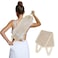 MARRASSA Back Scrubber for Shower with Handles Natural Jute Body Exfoliator Long Rectangular Bath Loofah for Deep Cleansing Reusable Loofah for Women and Men Exfoliating Back Scrubber