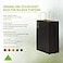 Prime Line Packaging Black Paper Bags Kraft Gift Bags Medium with Handles Small Business Shopping Boutiques Retail Parties Events Bulk 10x5x13 100 Pack