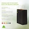 Prime Line Packaging Black Paper Bags Kraft Gift Bags Medium with Handles Small Business Shopping Boutiques Retail Parties Events Bulk 10x5x13 100 Pack