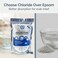 Three Drops All Natural Magnesium Chloride Flakes High Potency Absorption Chloride Wins Over Epsom Magnesium Directly from the Source Numerous Health Benefits 2lb Bulk Bag 1 Pack