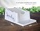 Skywin Liquid Laundry Detergent Holder Stand 1 Pack White with Print