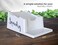 Skywin Liquid Laundry Detergent Holder Stand 1 Pack White with Print