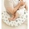 Coreeky Muslin Nursing Pillow Covers 2 Pack Soft Adorable Slipcovers with Zipper Closure 100 Cotton Covers for Breastfeeding Pillows Leaf Green