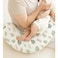 Coreeky Muslin Nursing Pillow Covers 2 Pack Soft Adorable Slipcovers with Zipper Closure 100 Cotton Covers for Breastfeeding Pillows Leaf Green